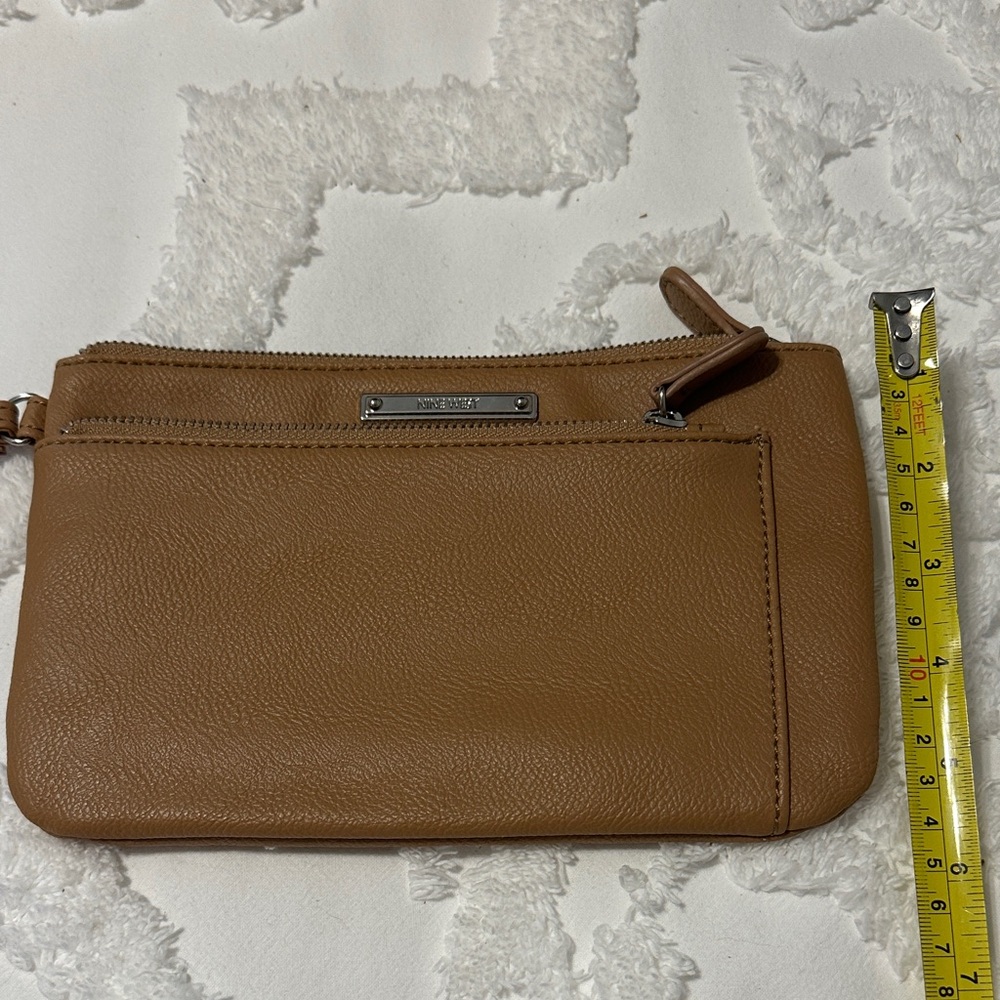 Nine West Tan Wristlet Clutch